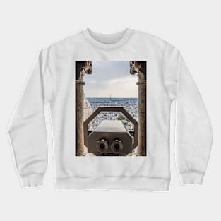 The Eiffel Tower from the Sacre Coeur Dome in Paris Crewneck Sweatshirt